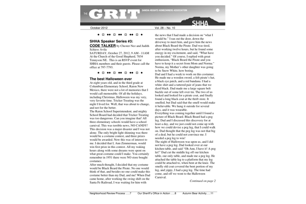 Grit October 2012 image